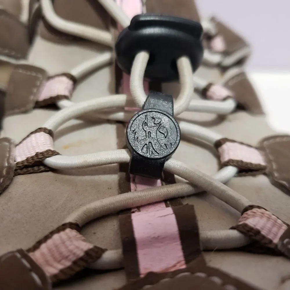 Northside Brown Pink Women's Walking Hiking Shoes Sz 9